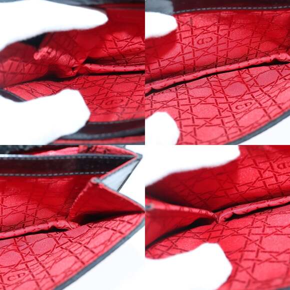 DIOR Canage Chain Shoulder Bag Nylon Black - Picture 12 of 13